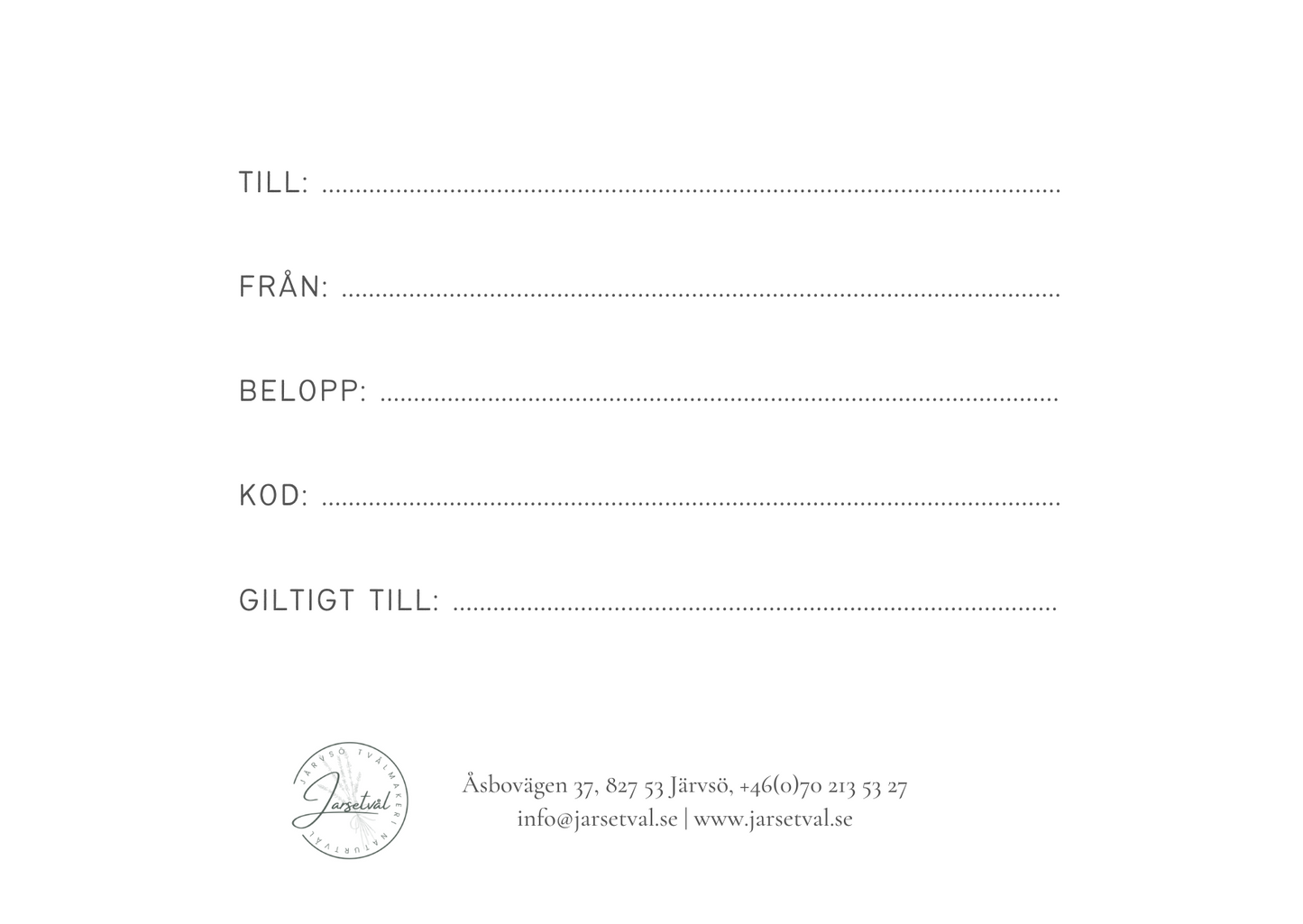 Presentkort