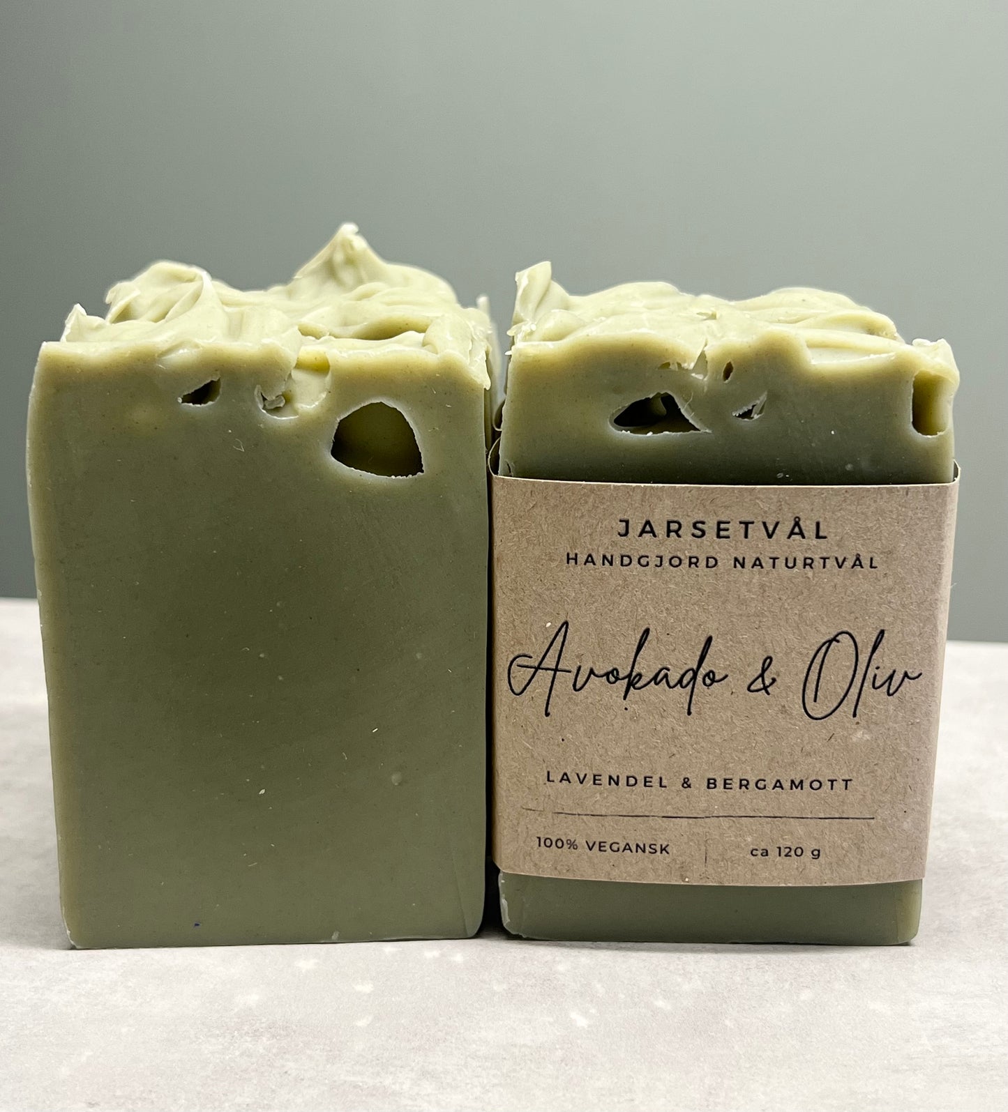 Avokado och Oliv, handgjord tvål från Jarsetvål
