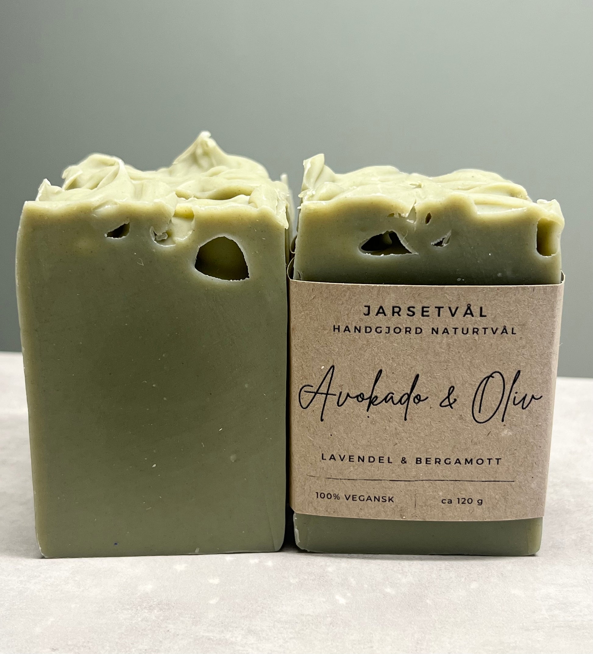 Avokado och Oliv, handgjord tvål från Jarsetvål