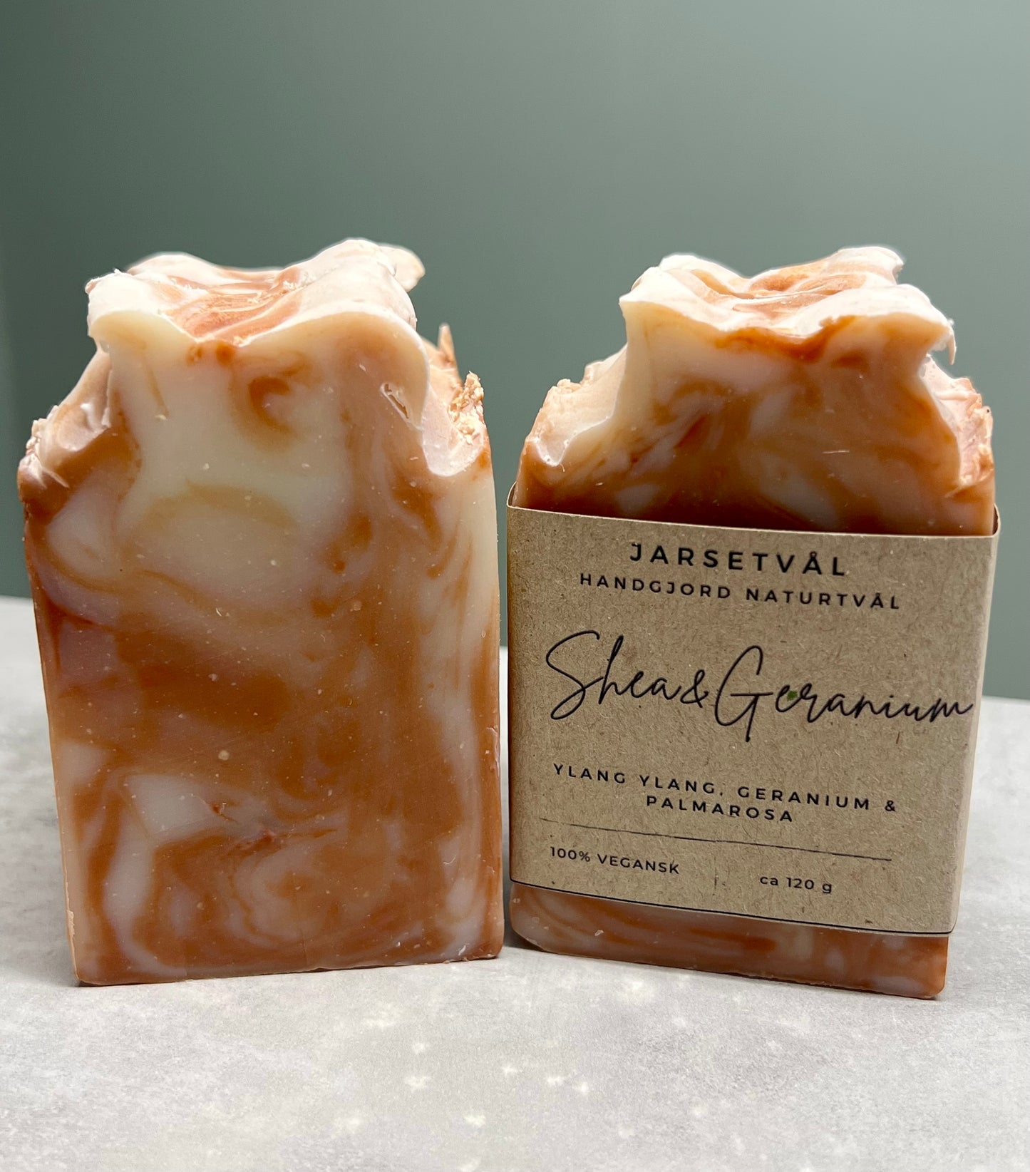 Shea & Geranium, hantverkstvål från Jarsetvål